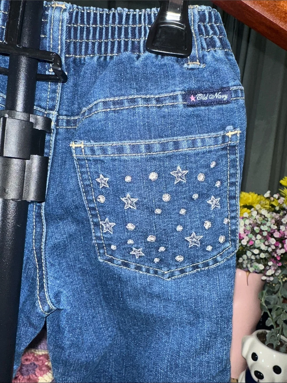 🎉Old Navy Blue Girls' Embellished Jeans. C330
